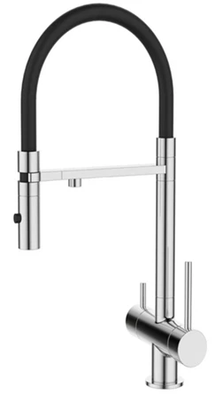 Смеситель для кухонной мойки DQ с фильтром хром (DA1462501Chrome) - фото 1