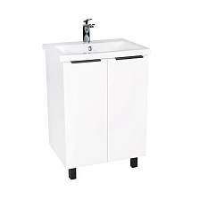 Тумба VIANT "Берлин" 2 ств белая 444х570х820 под раковину .S-UM-MOD60/1 (MODUO 60) (VBER60MDBEL-T2ST)