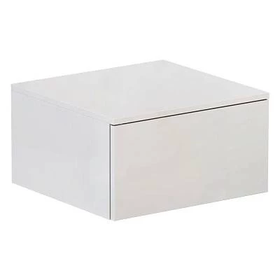 Тумба подвесная Velvex Unit 50, выс. 27, выдв. ящик, белый лед (tp.UNI.50.1Y белый глянец)