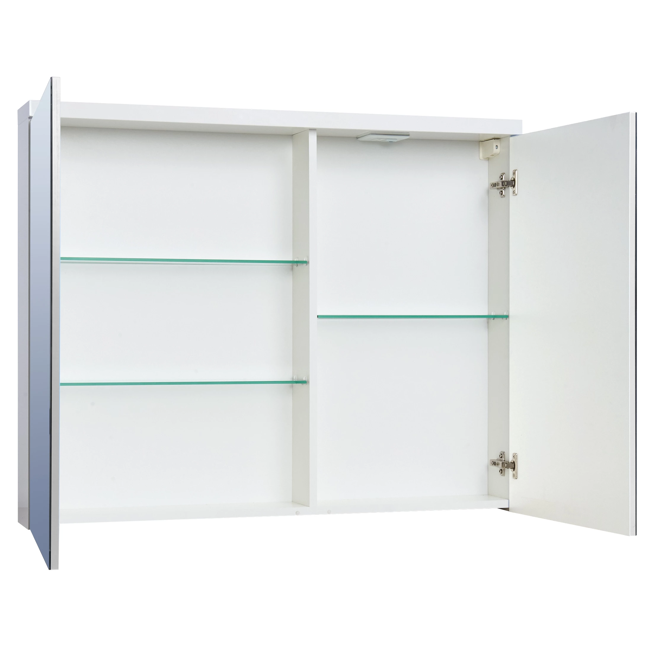 Зеркальный шкаф Aquaton Брук 100 белый (1A200702BC010) - фото 3