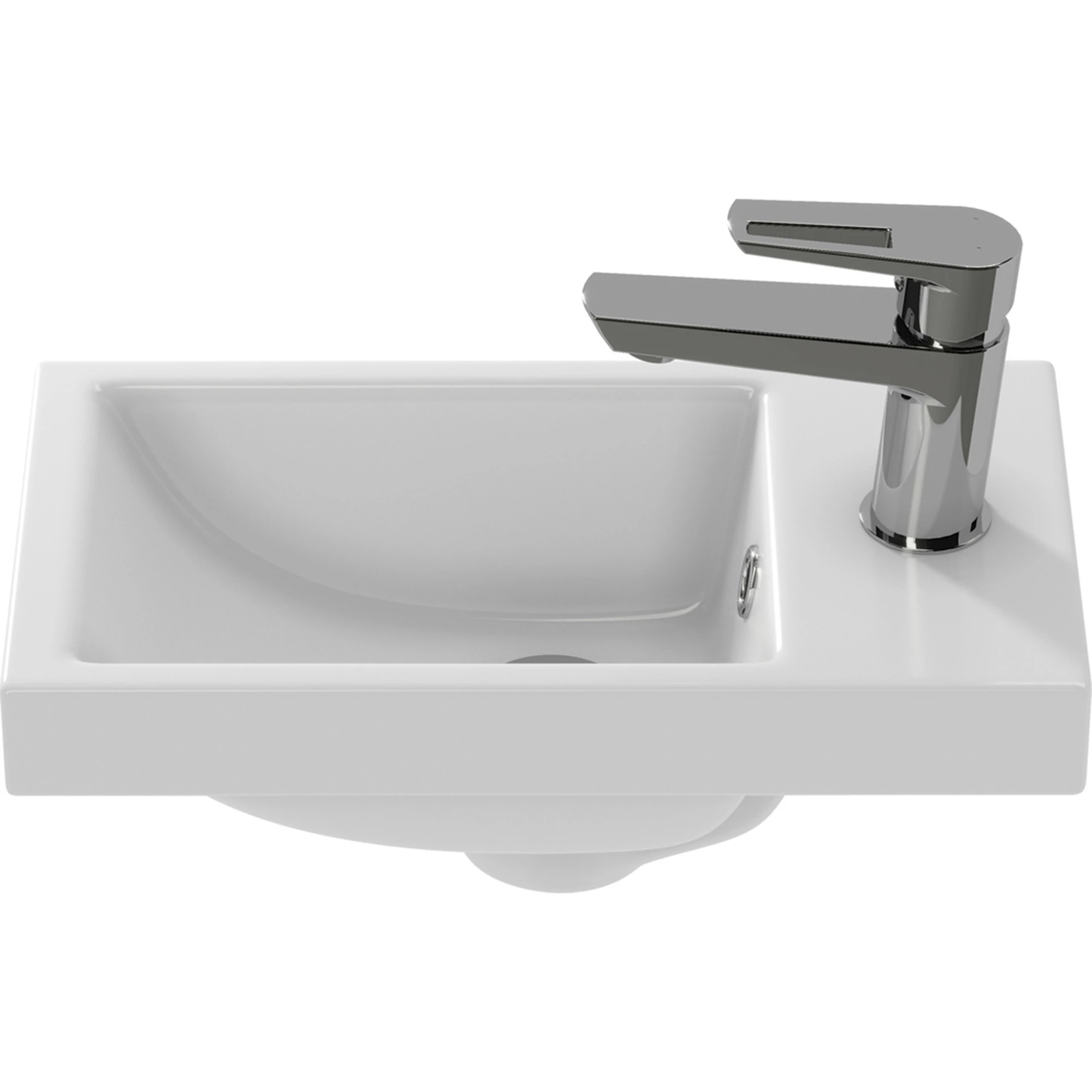 Раковина VIGO COMO 40 Cersanit белая (Ц0000008857) - фото 2