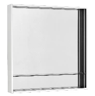Зеркальный шкаф Aquaton Ривьера 80 белый матовый (1A239102RVX20)