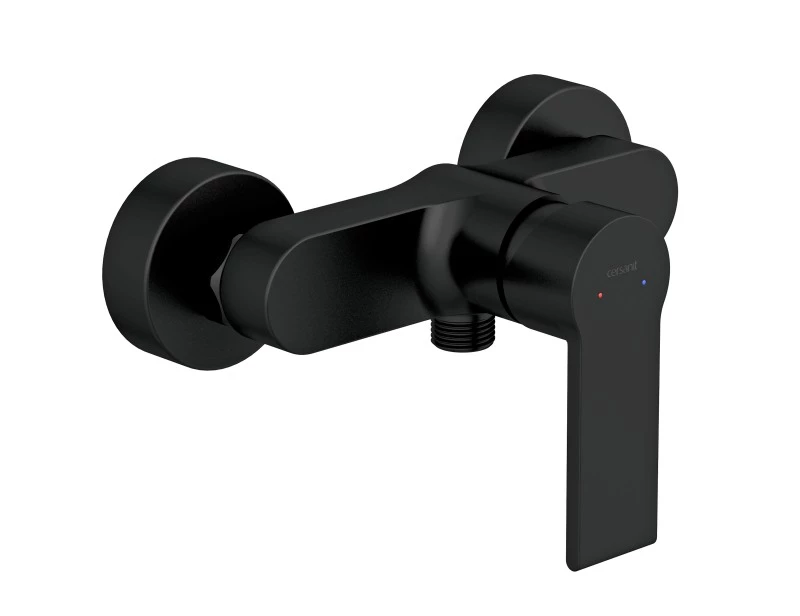 Смеситель для душа Cersanit BRASKO BLACK однорычажный черный (63109) - фото 1
