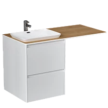 Тумба Velvex подвесная Klaufs 56*60.2Y (белый) (tp.KLA.56.2Y)