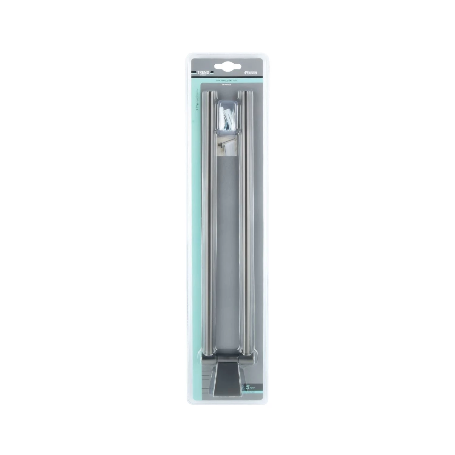 Полотенцедержатель FIXSEN TREND GRAPHITE рога 2-ой  (FX-98002A) - фото 2