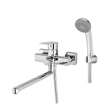 Смеситель для ванны с длинным изливом, хром глянцевый, Poli, Milardo (POLSB00M10)