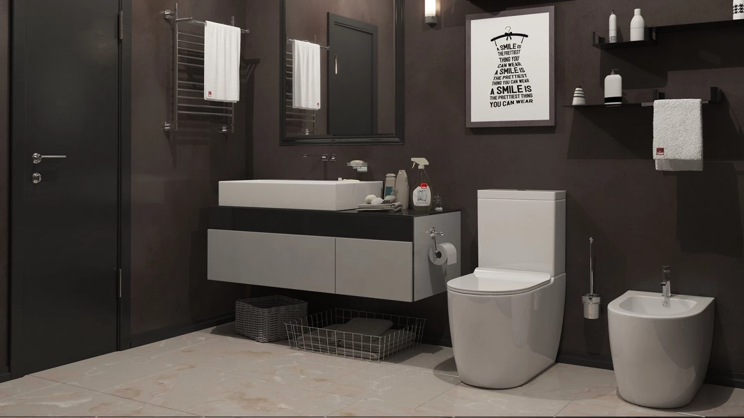 Биде напольное TIMO KULO  80*370*380 (TK-402) - фото 2