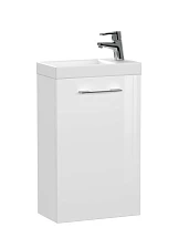 Комплект (4в1) Cersanit LARA 40 белая раковина COMO 40 смеситель CARI сифон (64228)