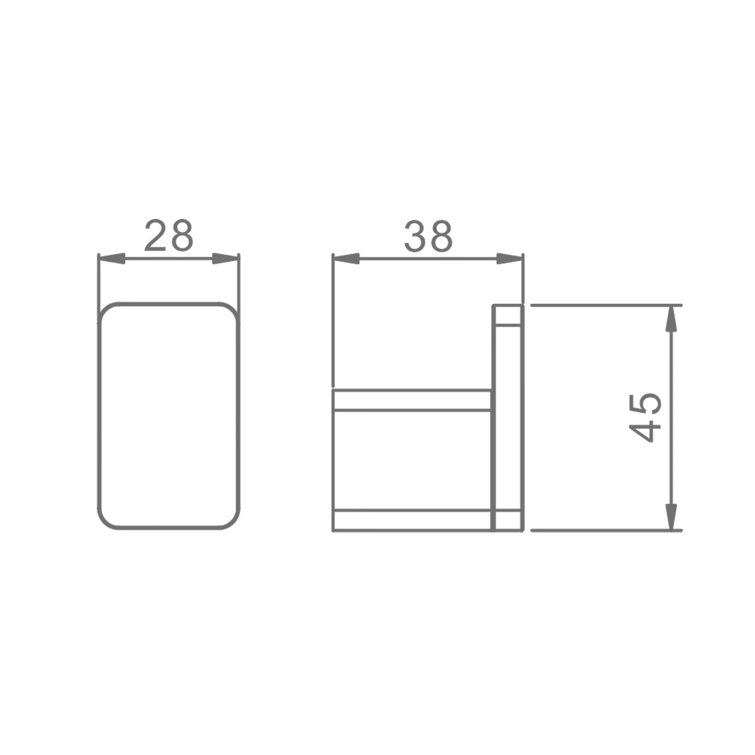 Крючок для полотенец Raglo одинарный, черный (R301.05.06) - фото 2