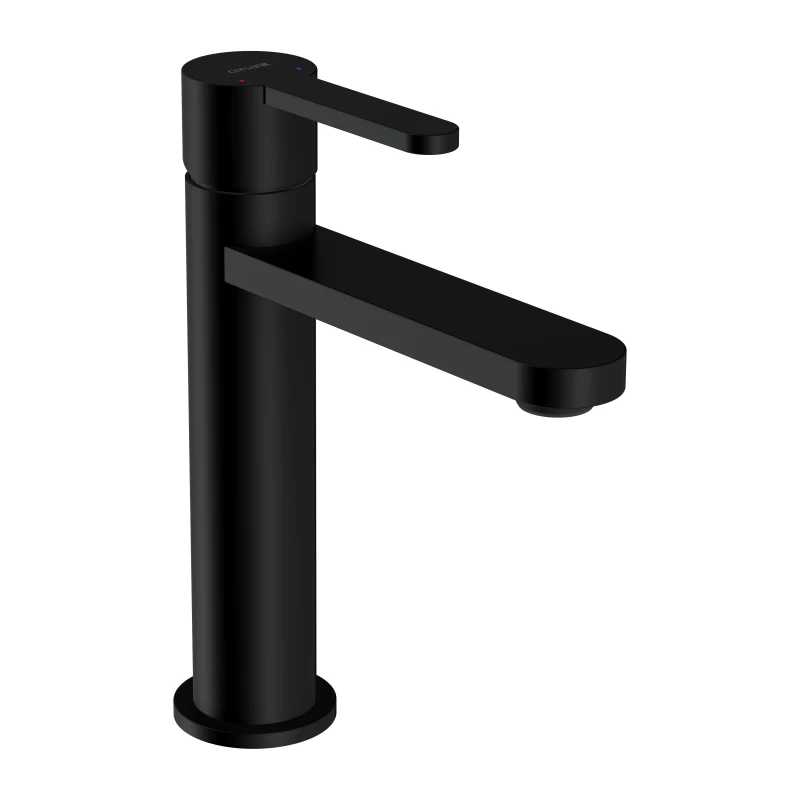 Смеситель для раковины CERSANIT OLIVA однорычажный черный (68960)