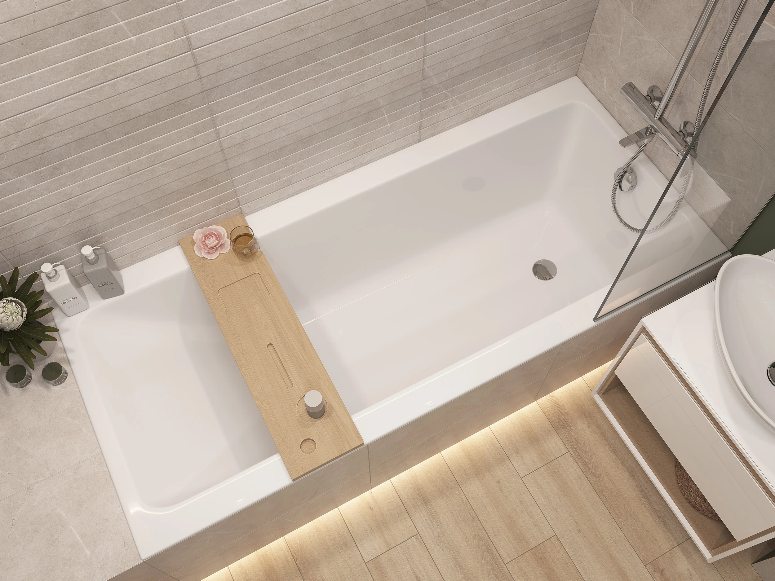 Ванна CERSANIT прямоугольная VIVO 170*75 (68387) - фото 7