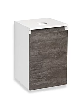 Тумба Runo Бари 40 железный камень под накладной умывальник (00-00001376)