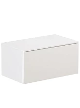 Тумба подвесная Velvex Unit 80, выс. 40, выдв. ящик, внутр. ящик, белый матовый (tp.UNI.80.2Y белый матовый)