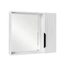 Зеркальный шкаф VIANT "Сицилия" 80 правый без света белый 160x800x700 (VSIC80BEL-ZSH)