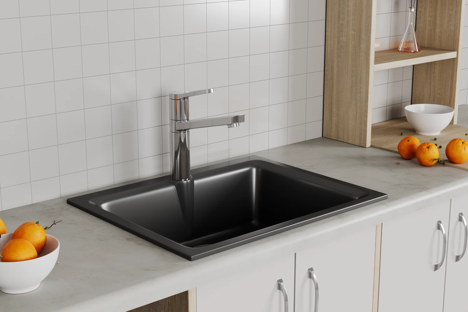 Смеситель для кухонной мойки с поворотным изливом RUSH (MS9035-36) - фото 2