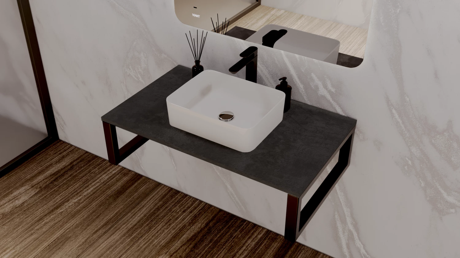 Столешница VIANT "Neo" (VNEO80BETL-STMDF) - фото 2