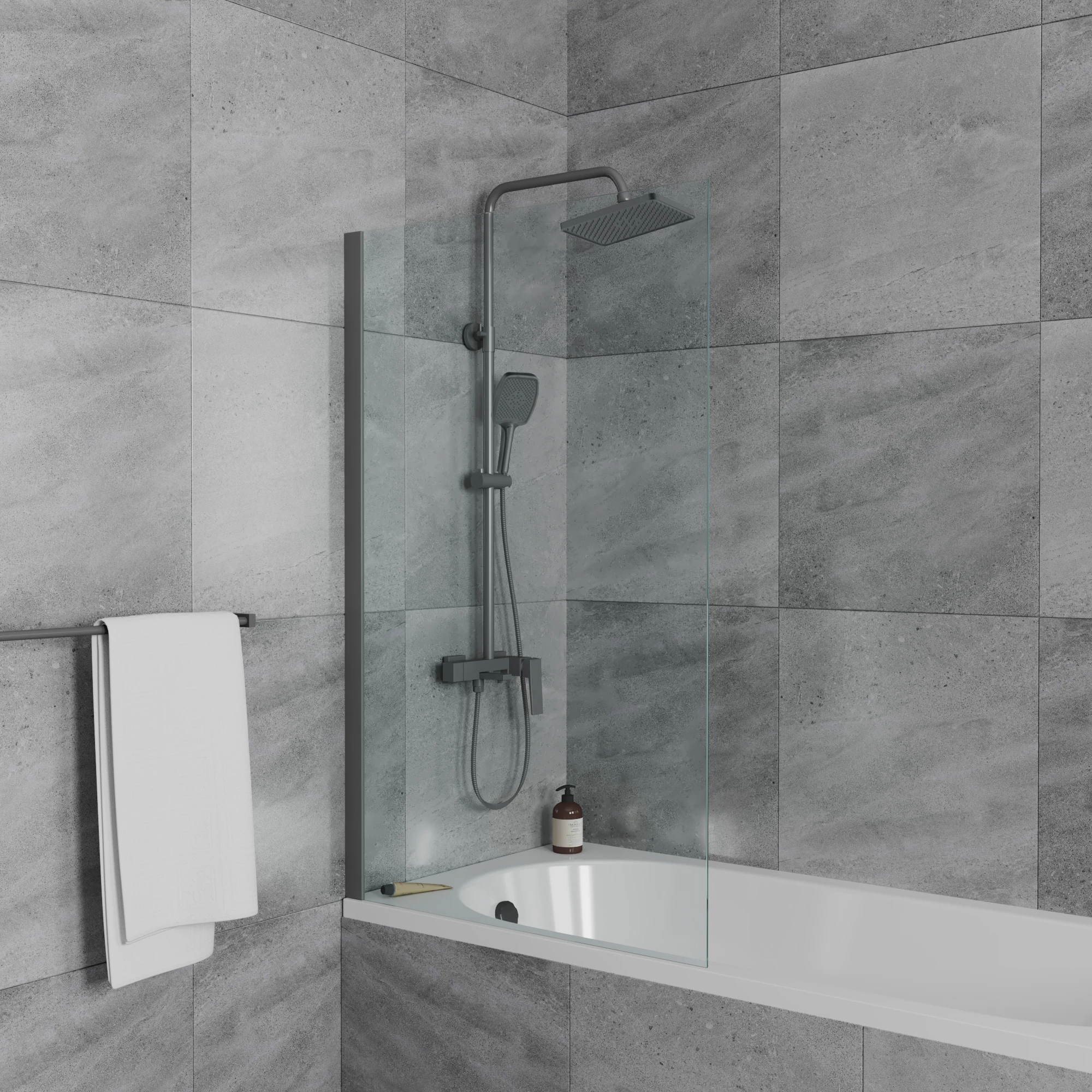 Душевая система с изливом RUSH Thira (TR3635-50Grey) Душевая система с изливом RUSH Thira (TR3635-50Grey) - фото 2