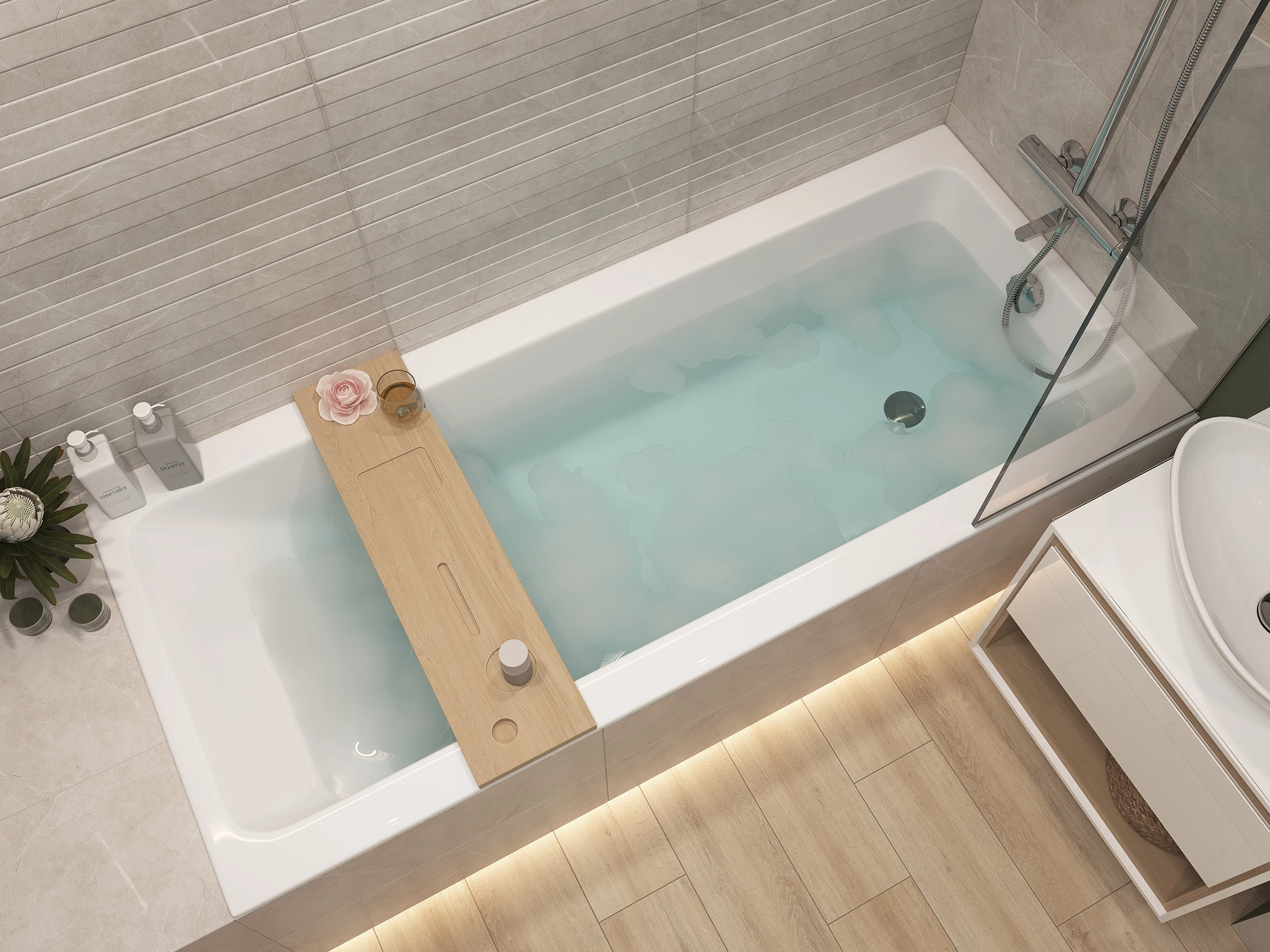 Ванна CERSANIT прямоугольная VIVO 170*75 (68387) - фото 8