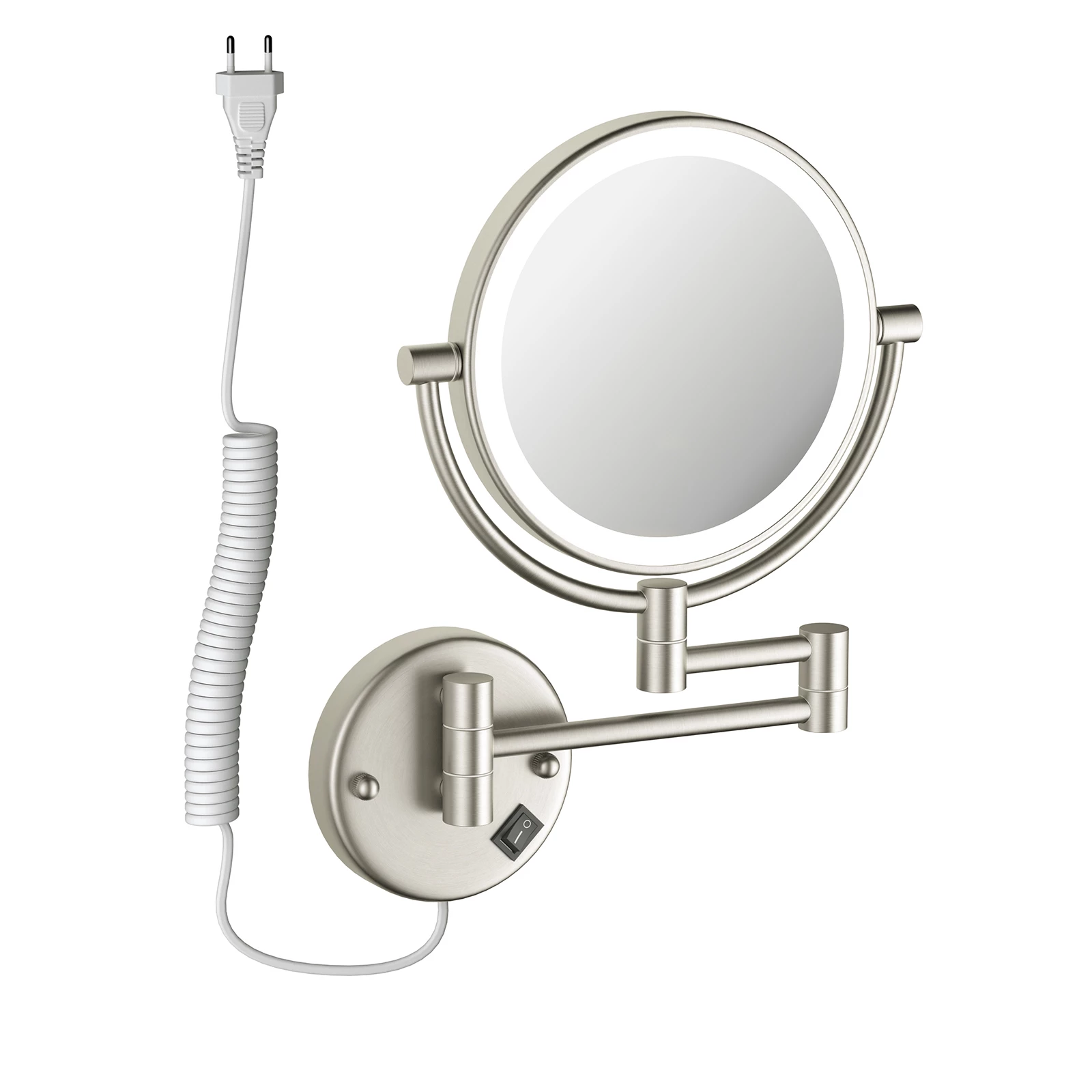 Зеркало с подсветкой Timo Saona никель (13376/13) - фото 1