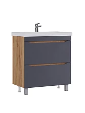 Тумба VIGO Wave 800-0-2 под раковину Ц0000005955 (Como), поставляется в разобранном виде (385 дуб золотой)