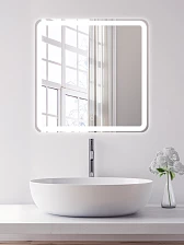 Зеркало DQ Дюссельдорф (Düsseldorf) Лайт 80х80 с подсветкой/антизапотеванием (DQMDUS8080LTA)