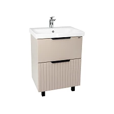 Тумба VIANT "Сицилия" 2 ящика капучино 428x568x820 под раковину .S-UM-MOD60/1 (MODUO 60) (VSIC60MDCAP-T2Y)