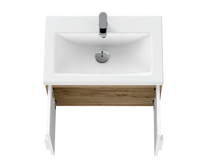 Тумба CERSANIT COMO 70 подвесная белая под раковину S-UM-COM70/1-w (COMO 70) (69338) - фото 7