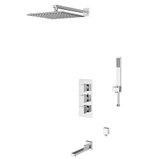 Душевая система D&K встраиваемая термостатическая с изливом Bayern.Liszt (DA2515601A04)