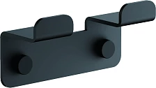 Планка с 2-мя крючками BELZ цвет: черный (B9002-7)