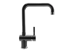 Смеситель ULGRAN Steel 023-002, цвет "черная брашированная сталь" (US-023-002)