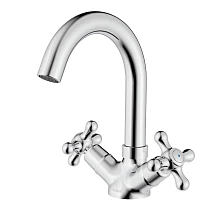 Смеситель Rossinka для раковины с поворотным изливом (H02-64)