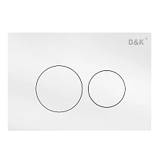 Клавиша смыва D&K Bayern DB1529016.2  (арт.инсталл DI8050127), белый
