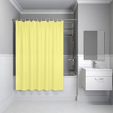 Штора IDDIS для ванной 200x180 см желтый PE (P06PE18i11)