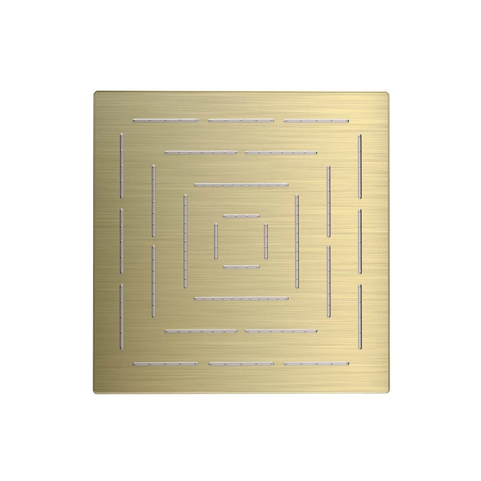 Верхний душ Jaquar Maze 1-режимный, 240х240 мм, золотая пыль (OHS-GDS-1629) - фото 1