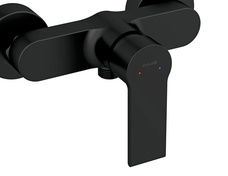 Смеситель для душа Cersanit BRASKO BLACK однорычажный черный (63109) - фото 2