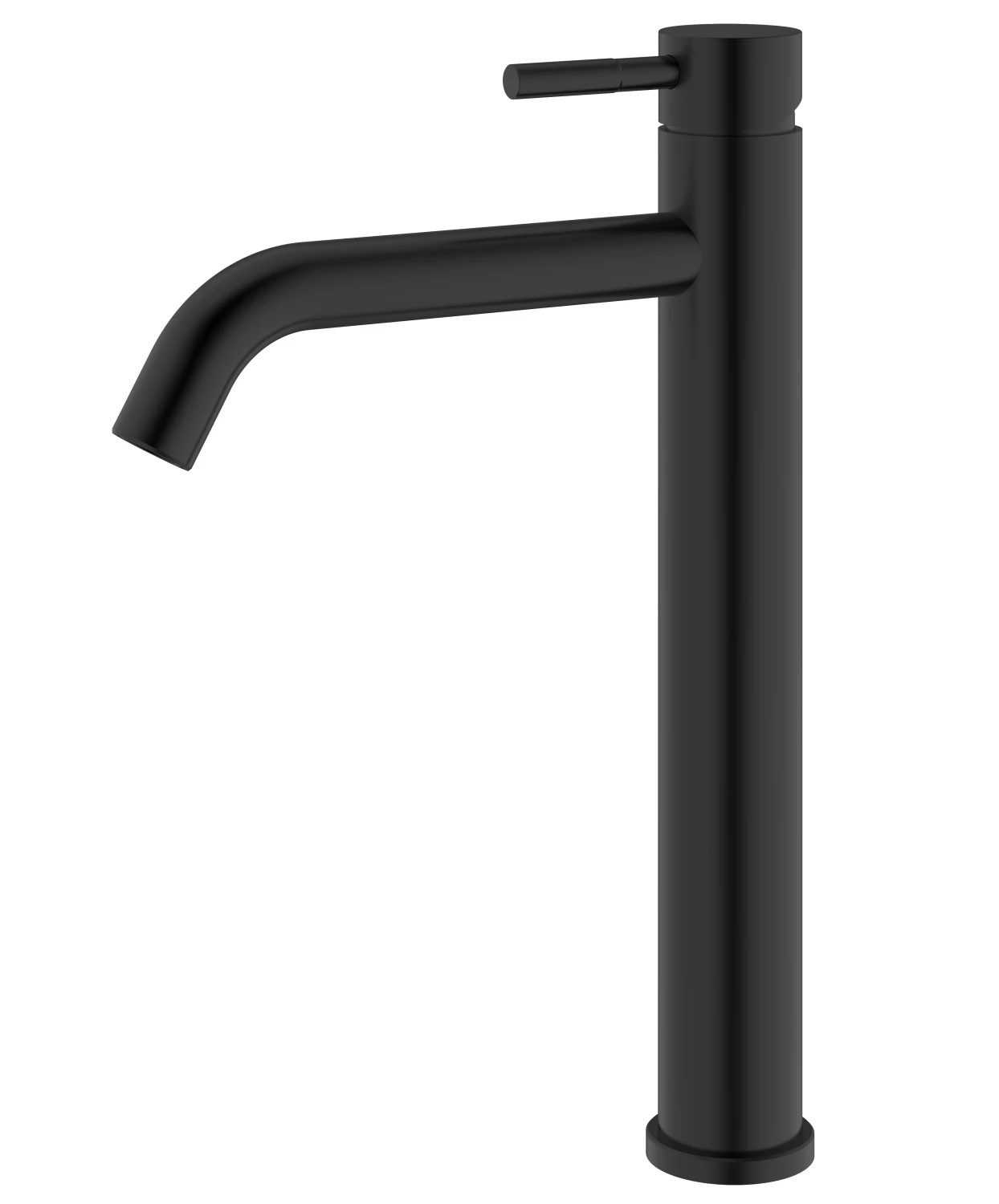 Смеситель для умывальника RUSH Мелос (Melos) высокий черный (SUS1101-12Black)