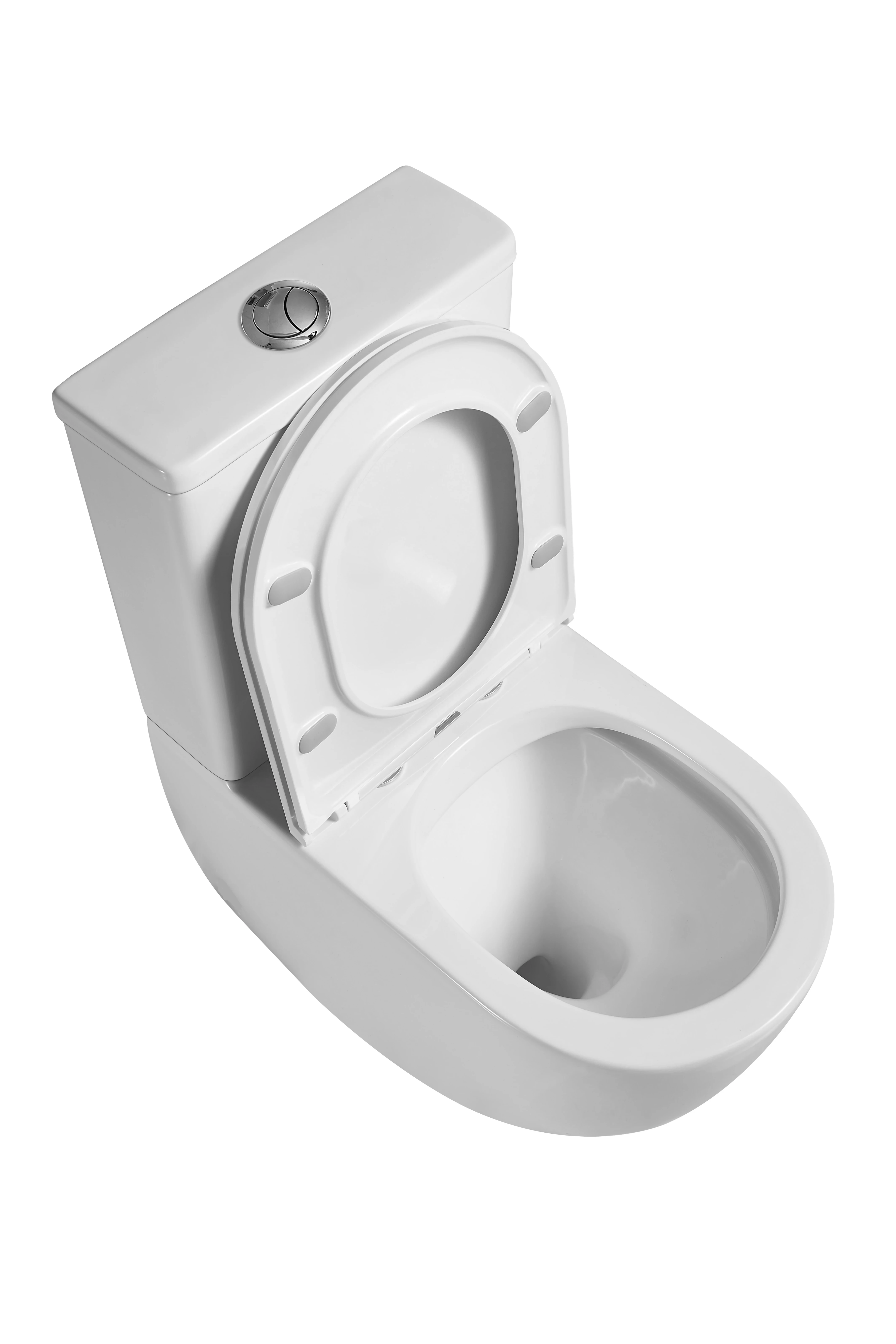 Унитаз-компакт безободковый D&K Matrix 630*365*840мм (DT1397016) - фото 3