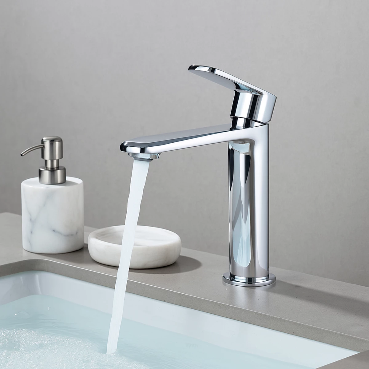 Смеситель Lemark Melior для раковины средний (LMF-1014B-C) Смеситель Lemark Melior для раковины средний (LMF-1014B-C) - фото 2