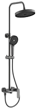 Душевая система BELZ оружейная сталь (B24713-3)