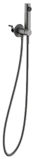 Смеситель BELZ с гигиенической лейкой оружейная сталь (B55804-3)