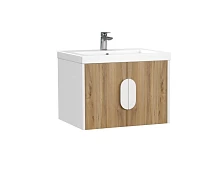 Тумба CERSANIT COMO 60 подвесная орех под раковину S-UM-COM60/1-w (COMO 60) (69341)