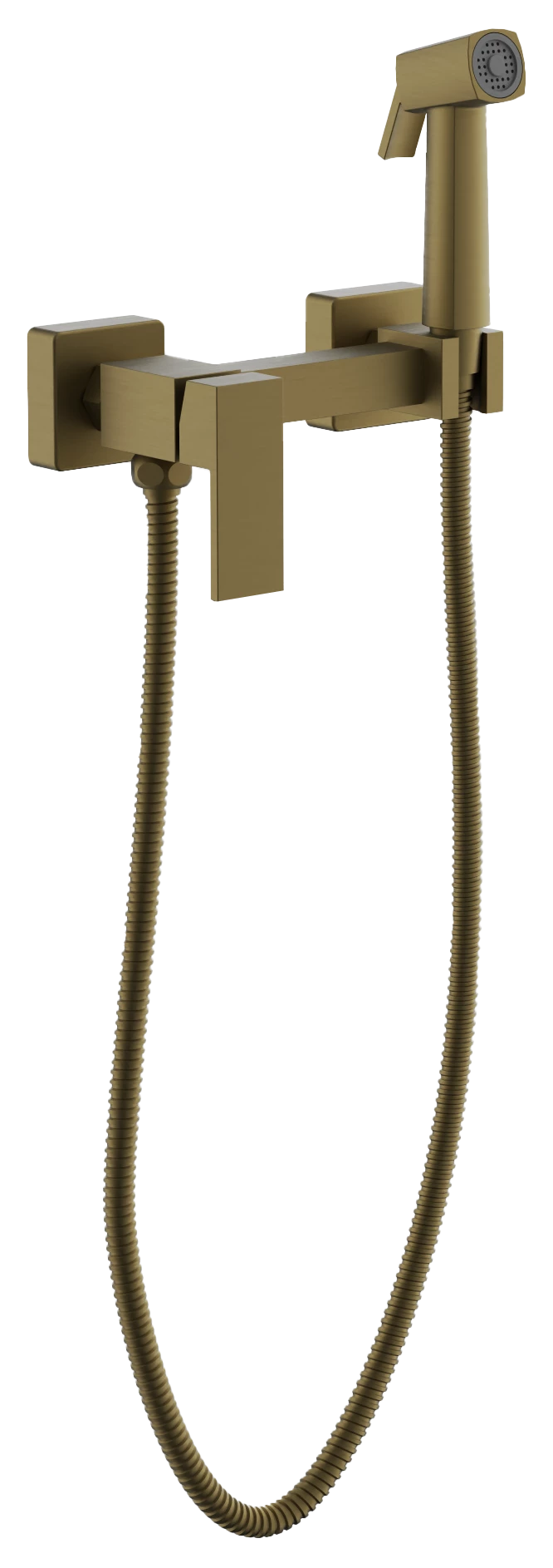 Смеситель BELZ с гигиенической лейкой золотой (B55806-5) Смеситель BELZ с гигиенической лейкой золотой (B55806-5) - фото 1