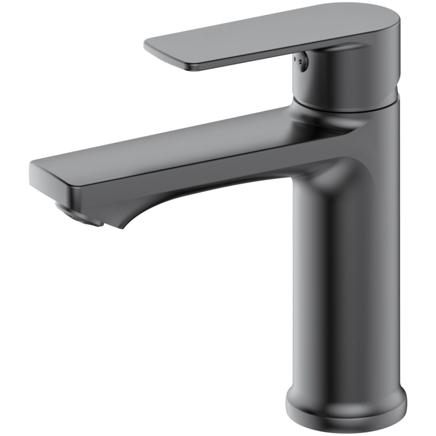 Смеситель для раковины HAIBA цвет: оружейная сталь (HB10719-3)