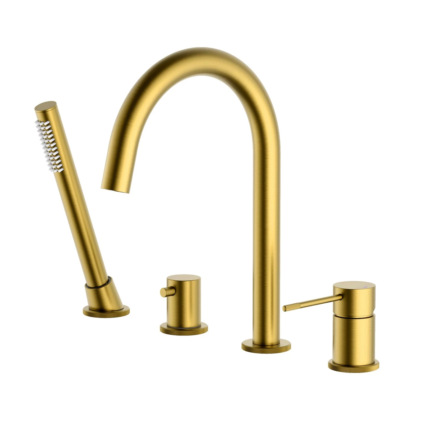 Смеситель для ванны с душем, врезной Timo Saona золото шлифованное (2320/20Y)