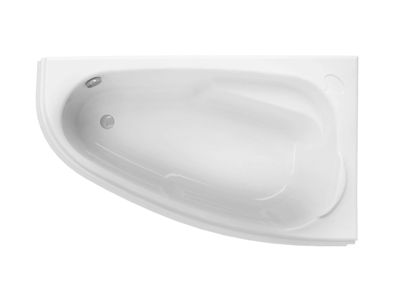 Ванна Cersanit  асимметричная JOANNA NEW 160x95 правая белый (63339) - фото 1