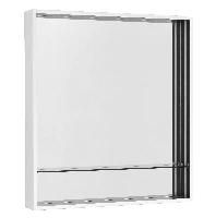 Зеркальный шкаф Aquaton Ривьера 60 белый матовый (1A238902RVX20)