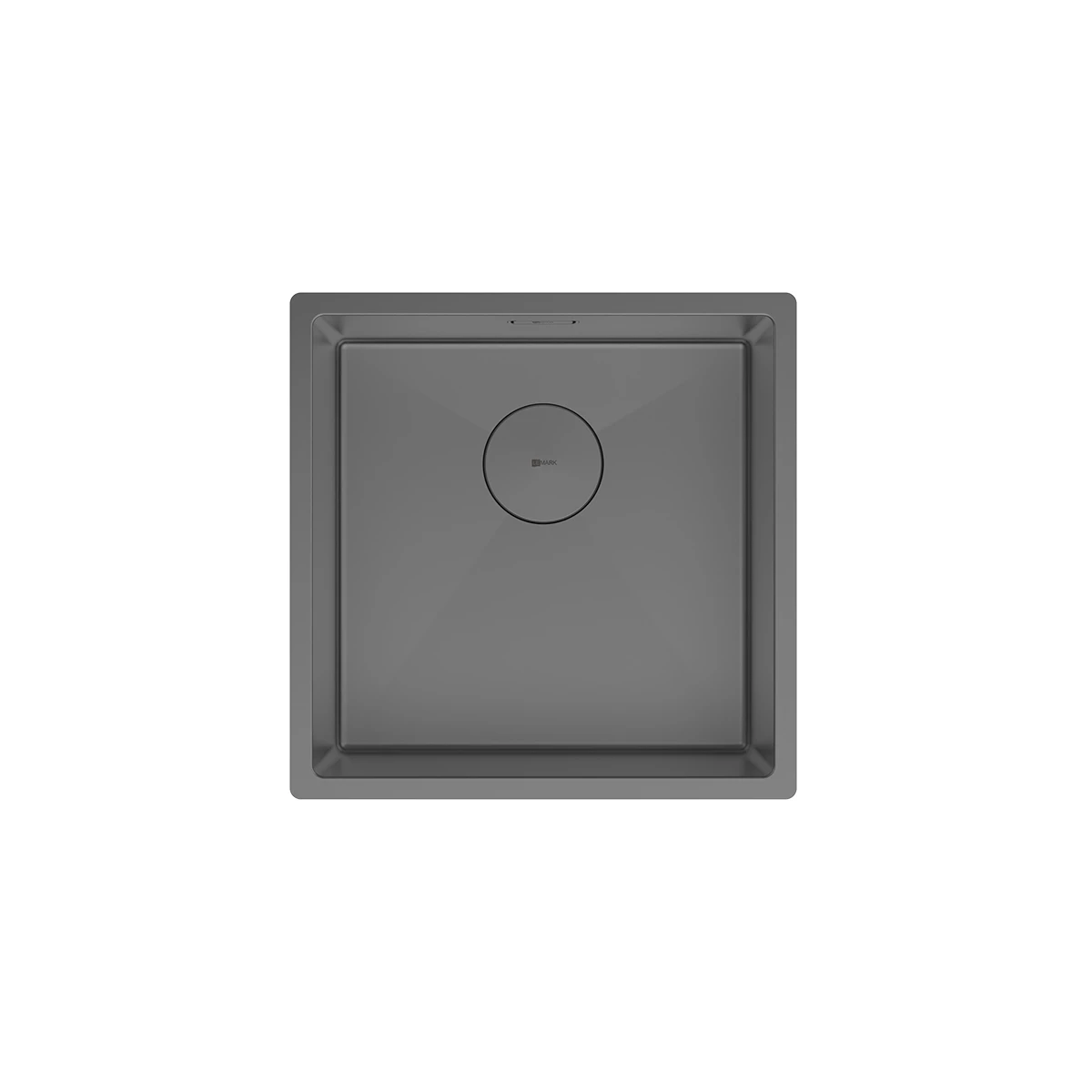 Кухонная мойка Lemark OLANGA 440 прямоугольная из нержавеющей стали цвет: графит (9936123)