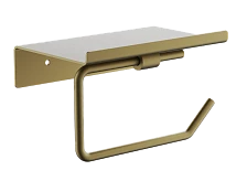 Держатель для туалетной бумаги BELZ золото (PVD-покрытие) (B9001-5)