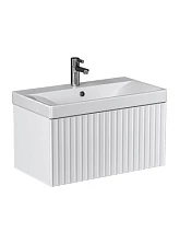 Тумба подвесная Velvex Compo 70.1Y белый под раковину 9696-70 (tp.COM.9696.70.1Y белый глянец)