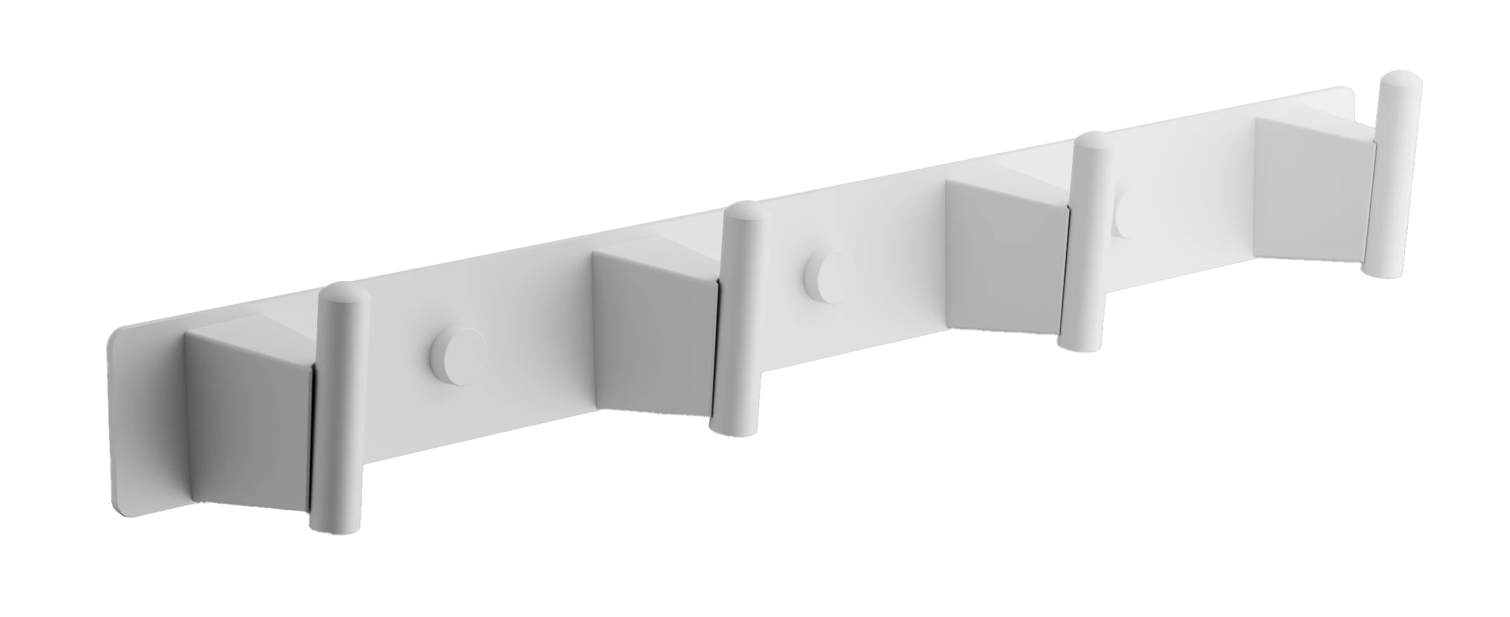 Планка с 4-мя крючками BELZ белый (B91515-4) - фото 1